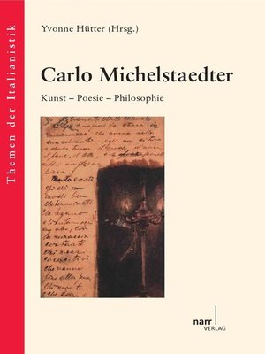 cover image of Carlo Michelstaedter